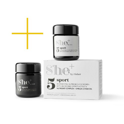 She+ sports product for energy and metabolism